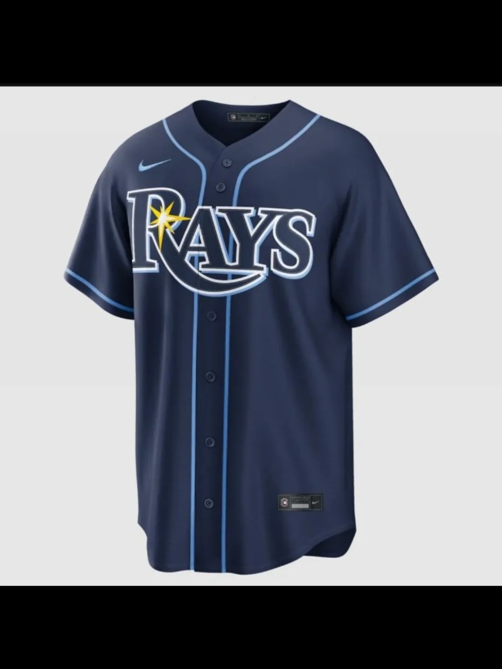 Tampa Bay Rays Nike Jersey Youth Medium (10/12)
